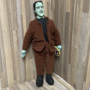Vintage plush vinyl face doll the Munsters Herman Munster